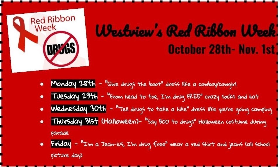 Red Ribbon Dress up Days